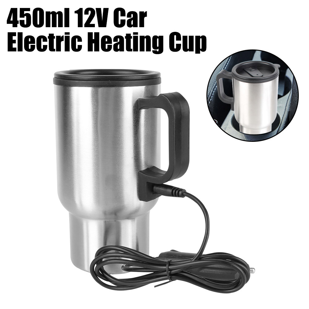 Camping Cooking Can - 12V 450ml Car Coffee Mug Interior