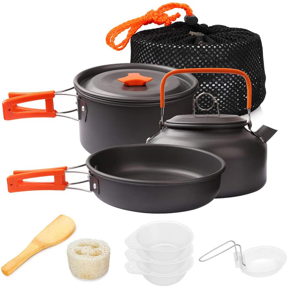 Camping Cooking Equipment Bag - 1pcs/1set Camping Cookware Kit Outdoor Cooking