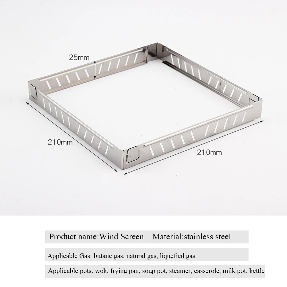Outdoor Gas Stove Wind Screen  - Camping Cooking Windshield review and price