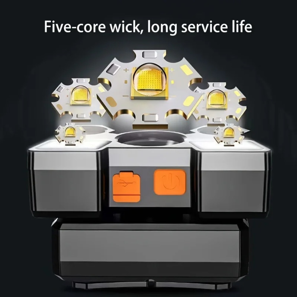 5*LED High Power Headlamp Supe - Camping Cooking Fish review and price