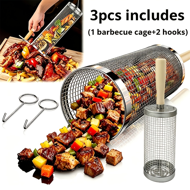 3Pcs Stainless Steel BBQ Cage  - Camping Cooking Trangia review and price