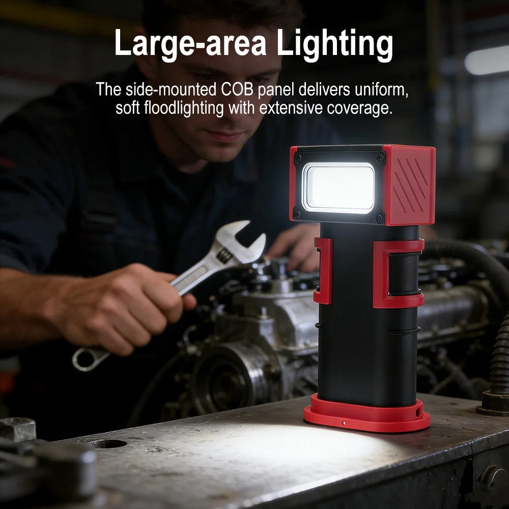 BORUiT COB LED Work Light 1000 - Camping Cooking Fish review and price
