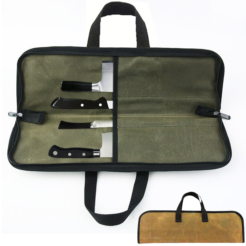 Camping Canvas Chef Knife Bag  - Japanese Camping Cooking review and price