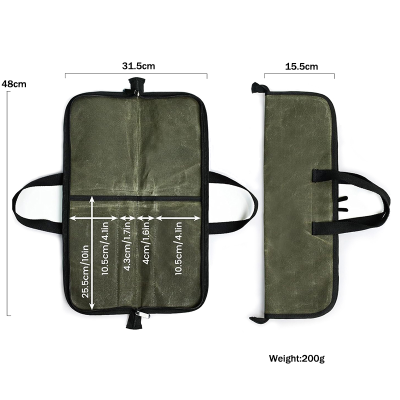 Camping Canvas Chef Knife Bag  - Japanese Camping Cooking review and price