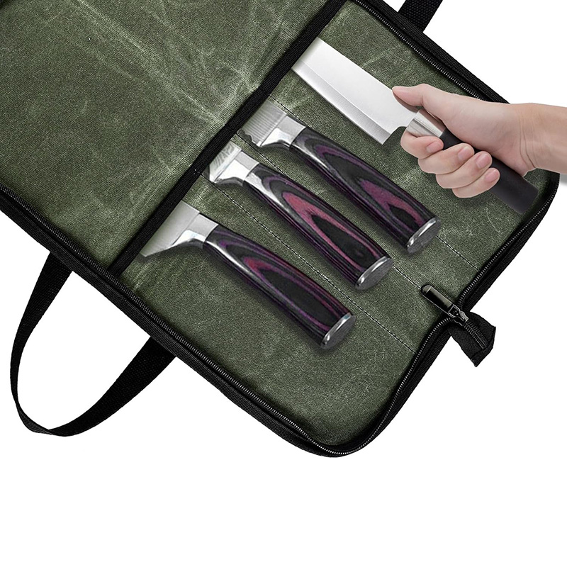 Camping Canvas Chef Knife Bag  - Japanese Camping Cooking review and price
