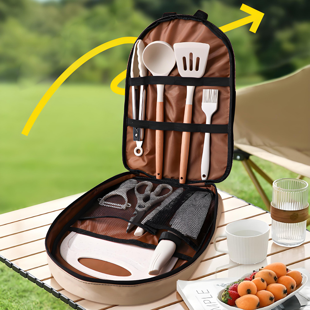 10Pcs Portable Camping Cooking - Camping Cooking Trangia review and price