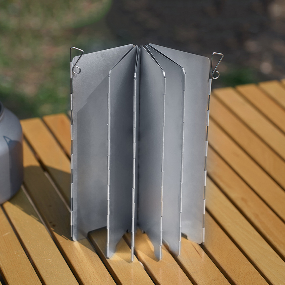 10 Plates Foldable Gas Stove W - Camping Cooking Windshield review and price