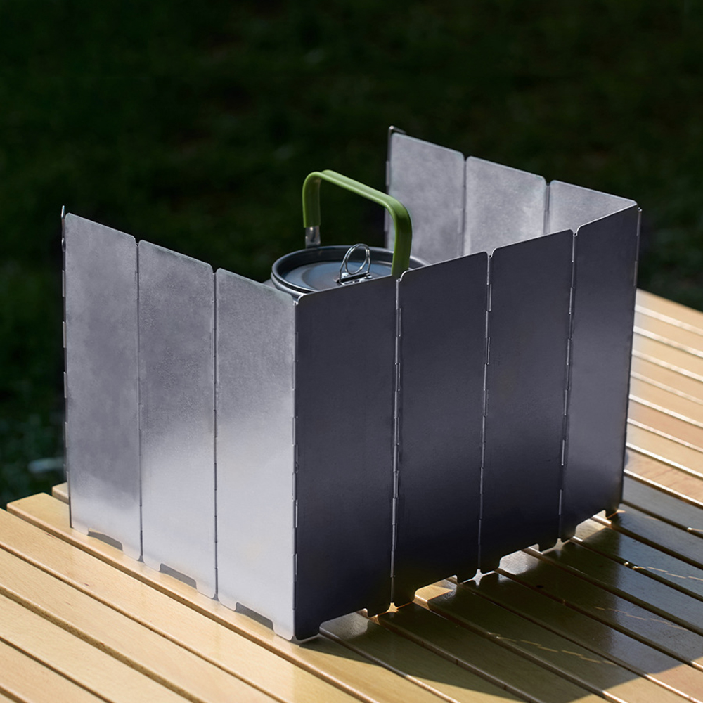 10 Plates Foldable Gas Stove W - Camping Cooking Windshield review and price