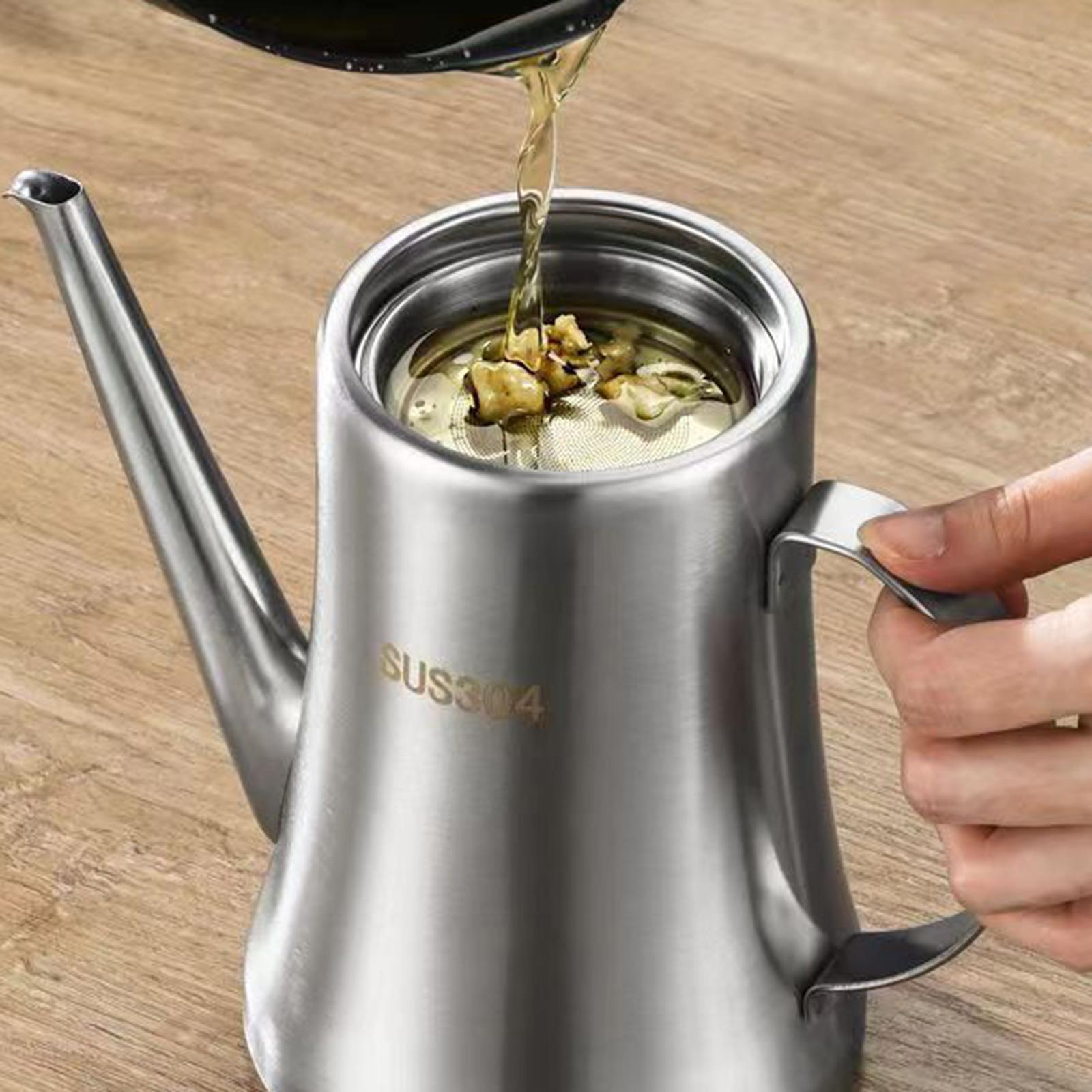 Stainless Steel Oil Dispenser  - Camping Cooking Oil Container review and price