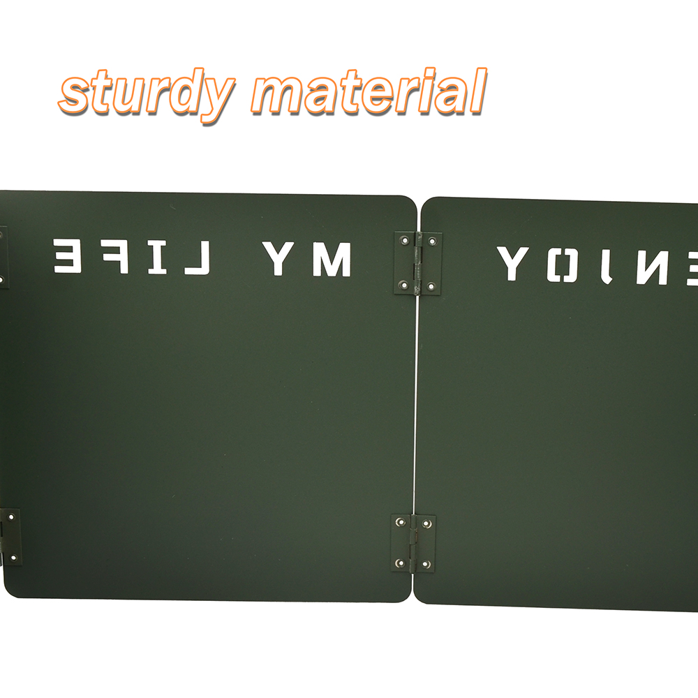 4-Section Folding Gas Stove Wi - Camping Cooking Windshield review and price
