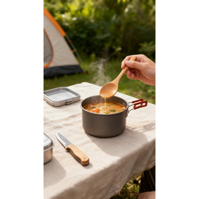 Japanese Wooden Spoon for Tea  - Japanese Camping Cooking review and price