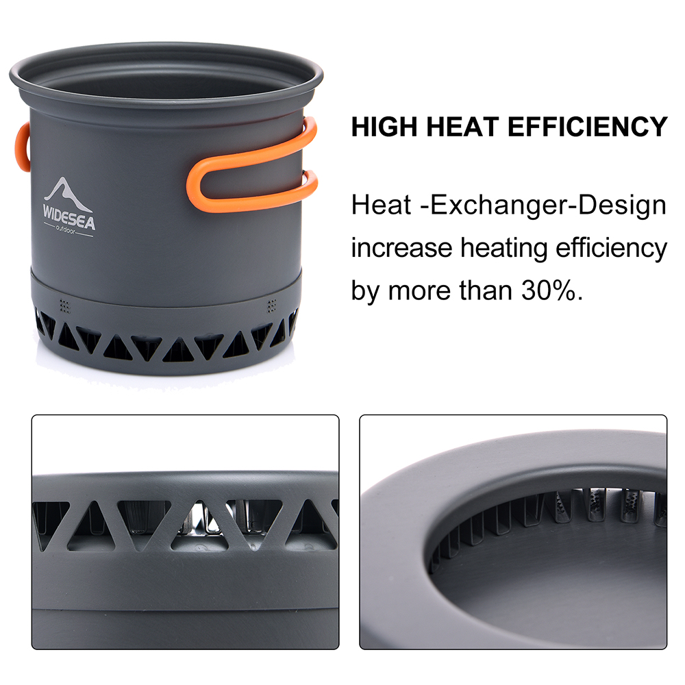 Widesea Camping Pot 1.3L 2.3L  - Camping Cooking Trangia review and price