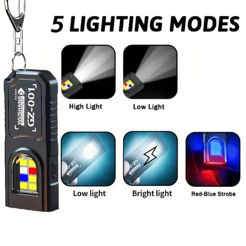 Powerful Mini COB LED Keychain - Camping Cooking Fish review and price