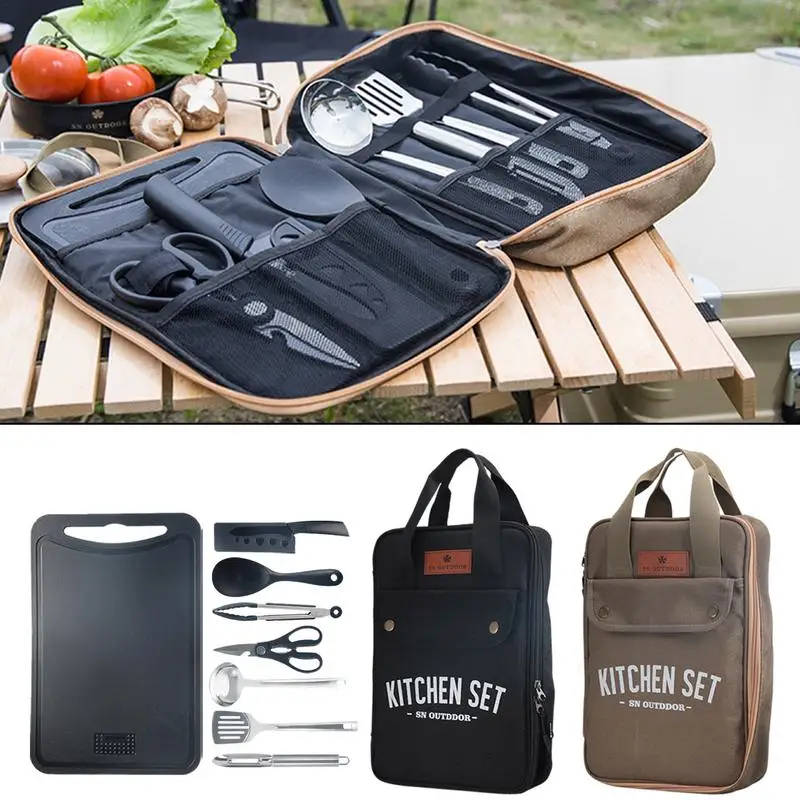 8pcs Camping Kitchen Cookware  - Camping Cooking Trangia review and price