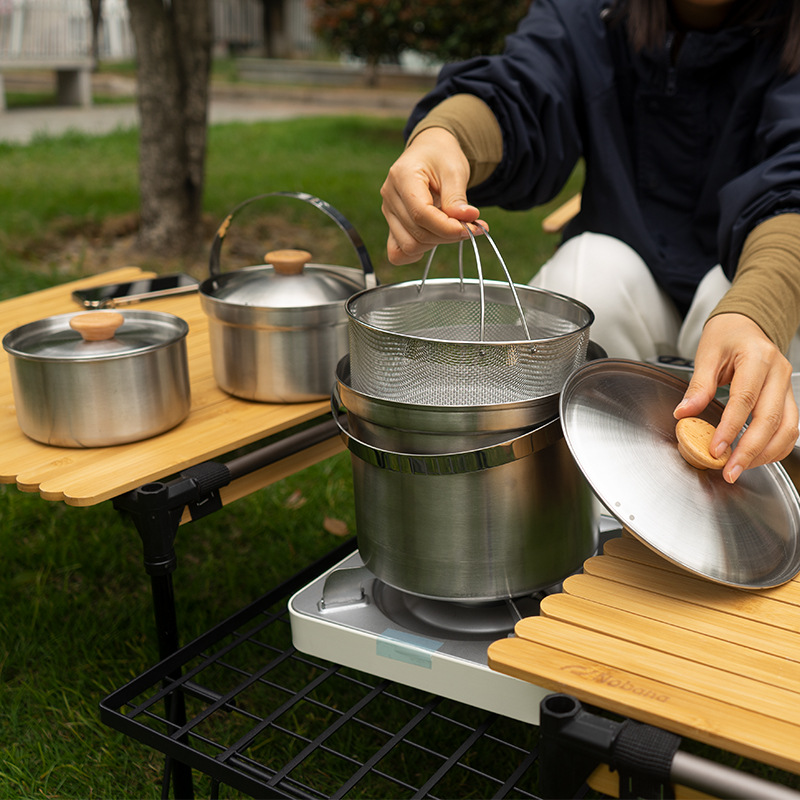 NOBANA Newest Outdoor Stainles - Camping Cooking Organizer review and price