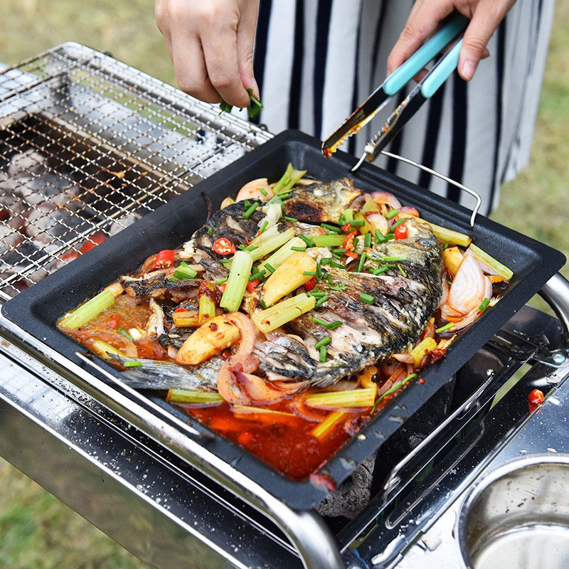 Outdoors Thick Square Grill Pa - Camping Hiking Cooking review and price