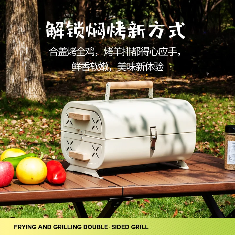Barbecue Oven Household Grill  - Camping Hiking Cooking review and price