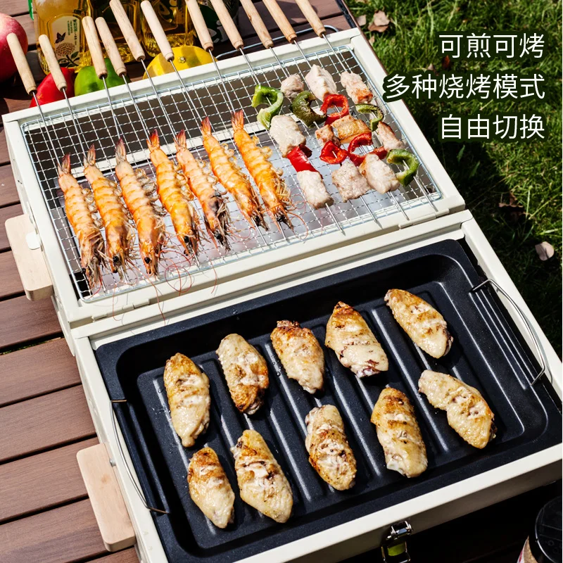 Barbecue Oven Household Grill  - Camping Hiking Cooking review and price
