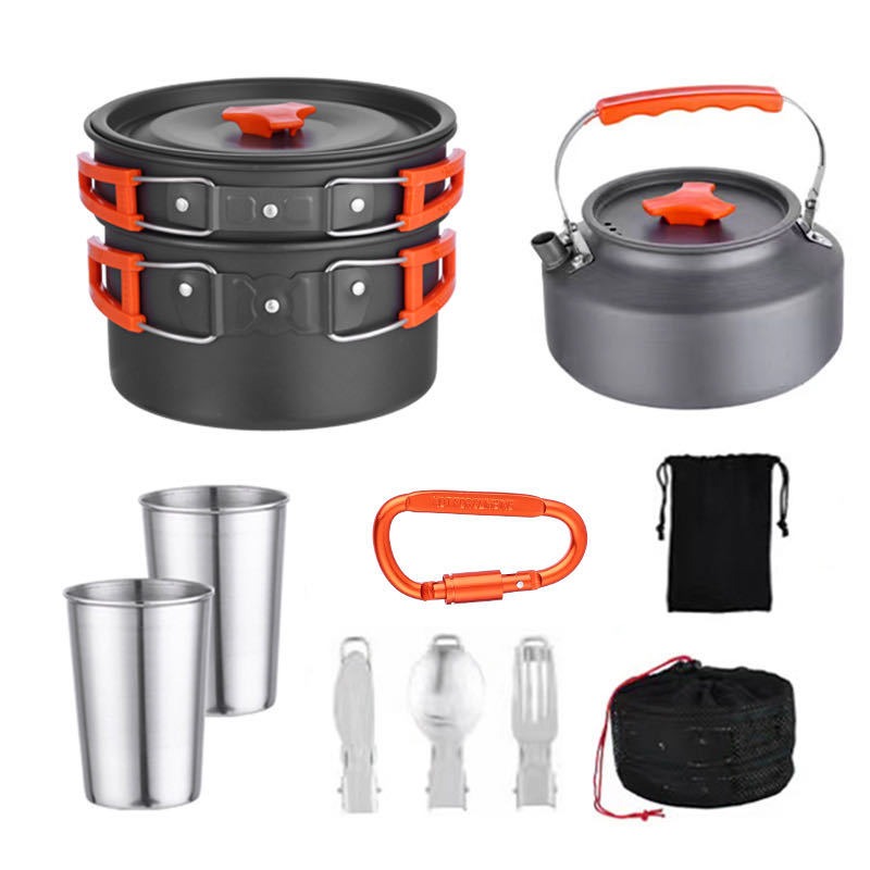 2‑3 Person Outdoor Cookware Se - Camping Cooking Set 2 Person review and price