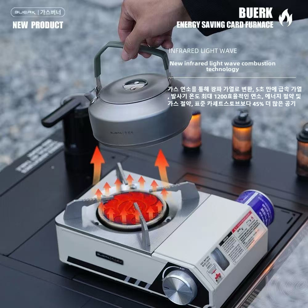 BUERK 4000W Infrared Stove Por - Camping Cooking Windshield review and price