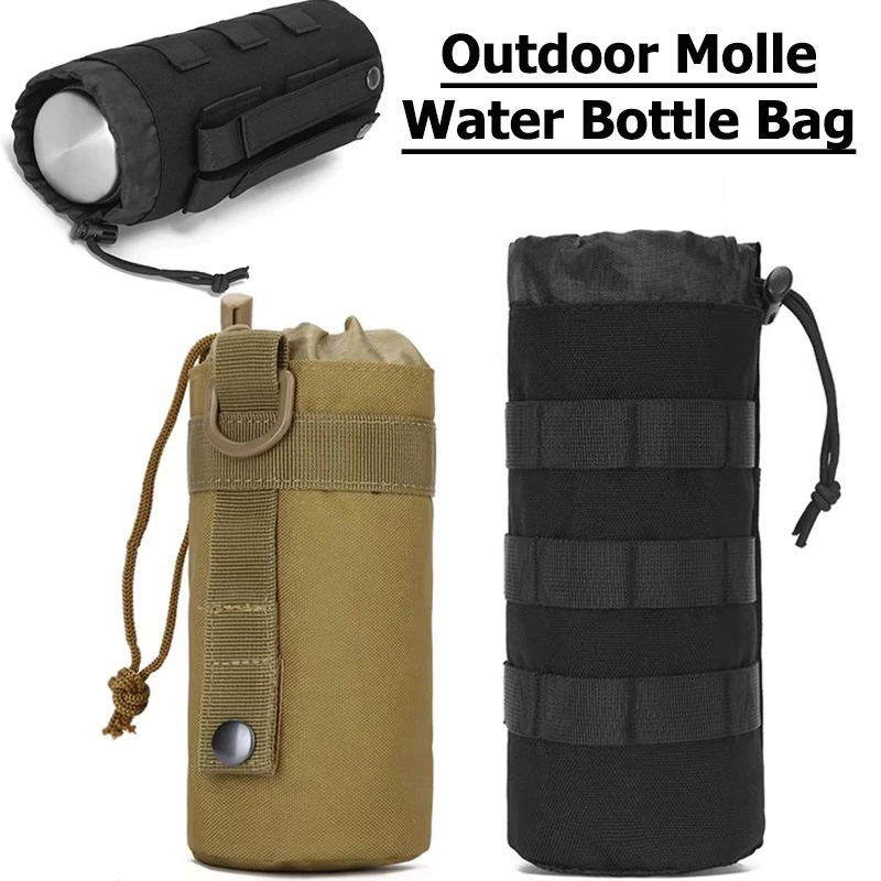 Outdoor Molle Water Bottle Bag - Camping Cooking Can review and price