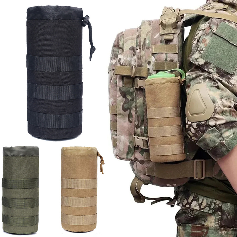Outdoor Molle Water Bottle Bag - Camping Cooking Can review and price