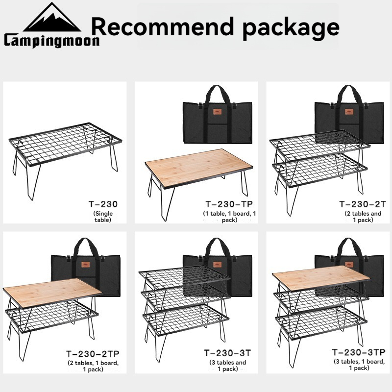 CAMPINGMOON T-230 Portable Mul - Camping Cooking Table review and price