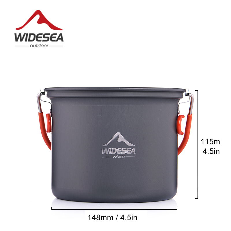 Widesea Camping Supplies Alumi - Camping Cooking Set 2 Person review and price
