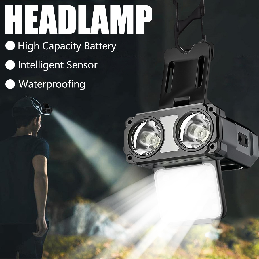 Sensor COB LED Headlamp Cap Cl - Camping Cooking Fish review and price