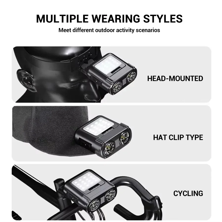 Sensor COB LED Headlamp Cap Cl - Camping Cooking Fish review and price