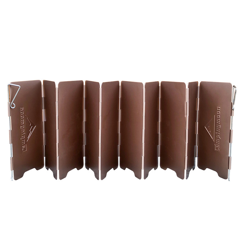 10 Plates Bronze-coloured Fold - Camping Cooking Windshield review and price