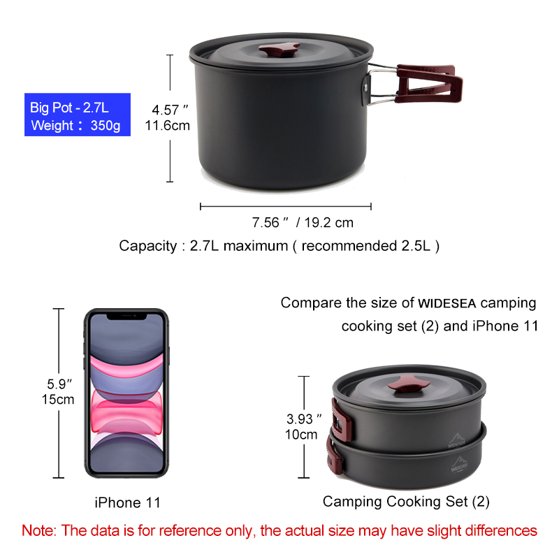 Widesea Camping Cookware Set O - Camping Cooking Trangia review and price