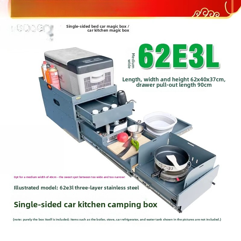 Portable Tailgate Kitchen & St - Camping Cooking Organizer review and price