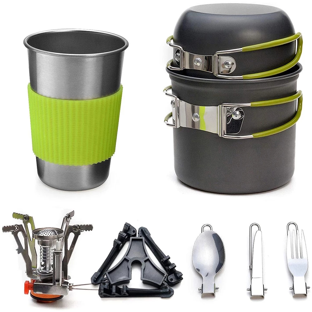 Camping Cookware Kit with Stov - Camping Cooking Organizer review and price