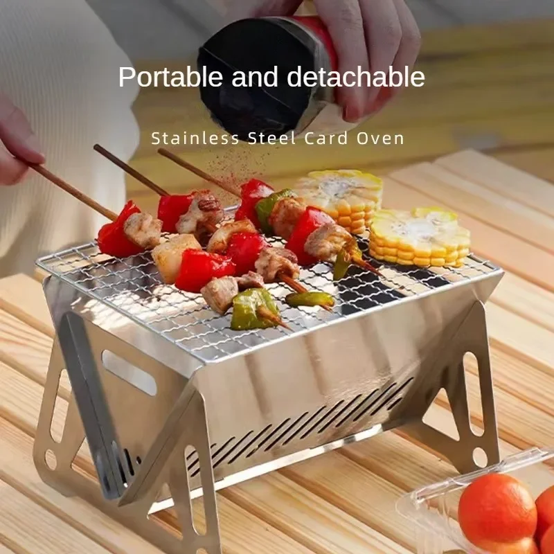 Portable Folding Barbecue Gril - Camping Cooking Windshield review and price