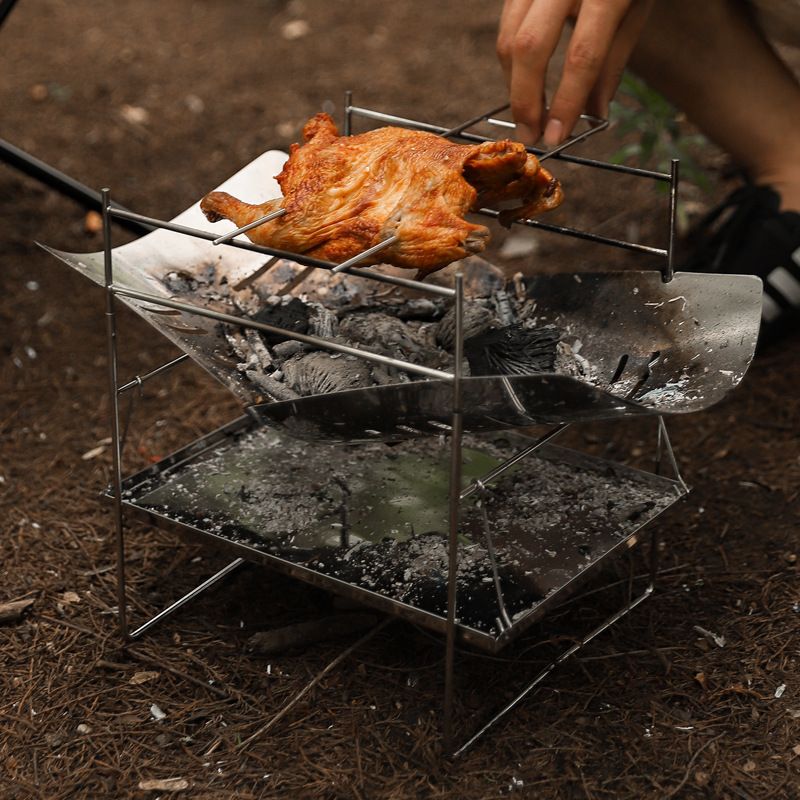 Wood Burning Camping Stove Por - Camping Cooking Windshield review and price